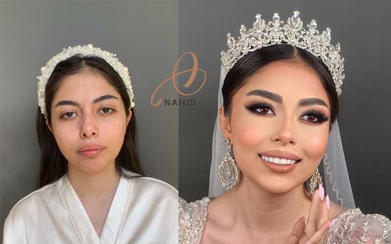 میکلپ عروس در آناهید