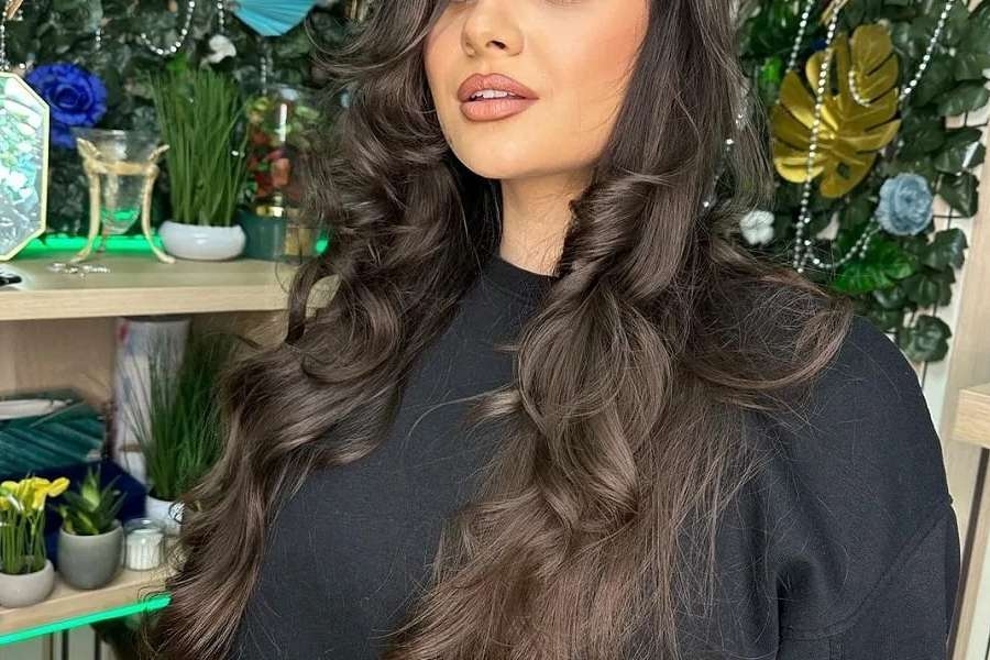 مدل موی بلند زیبای لیر