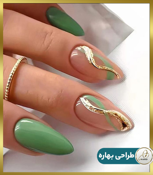 ناخن طرح بهاره