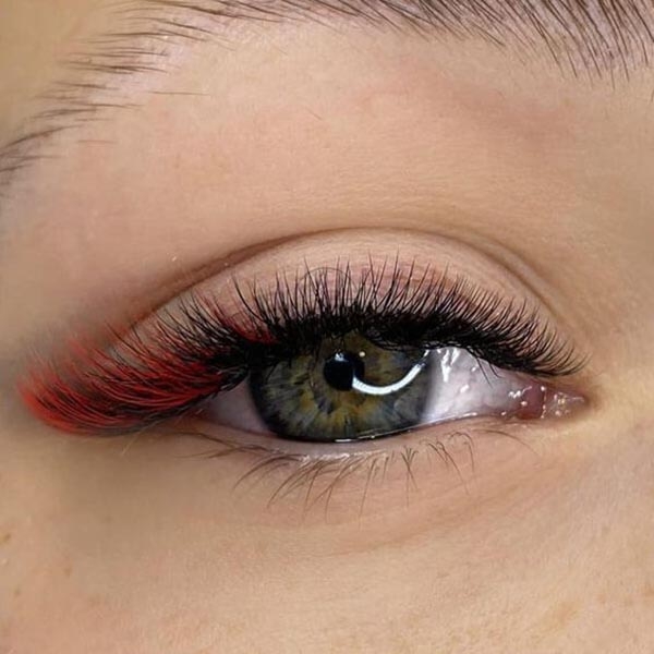 کاشت مژه رنگی یا برجسته