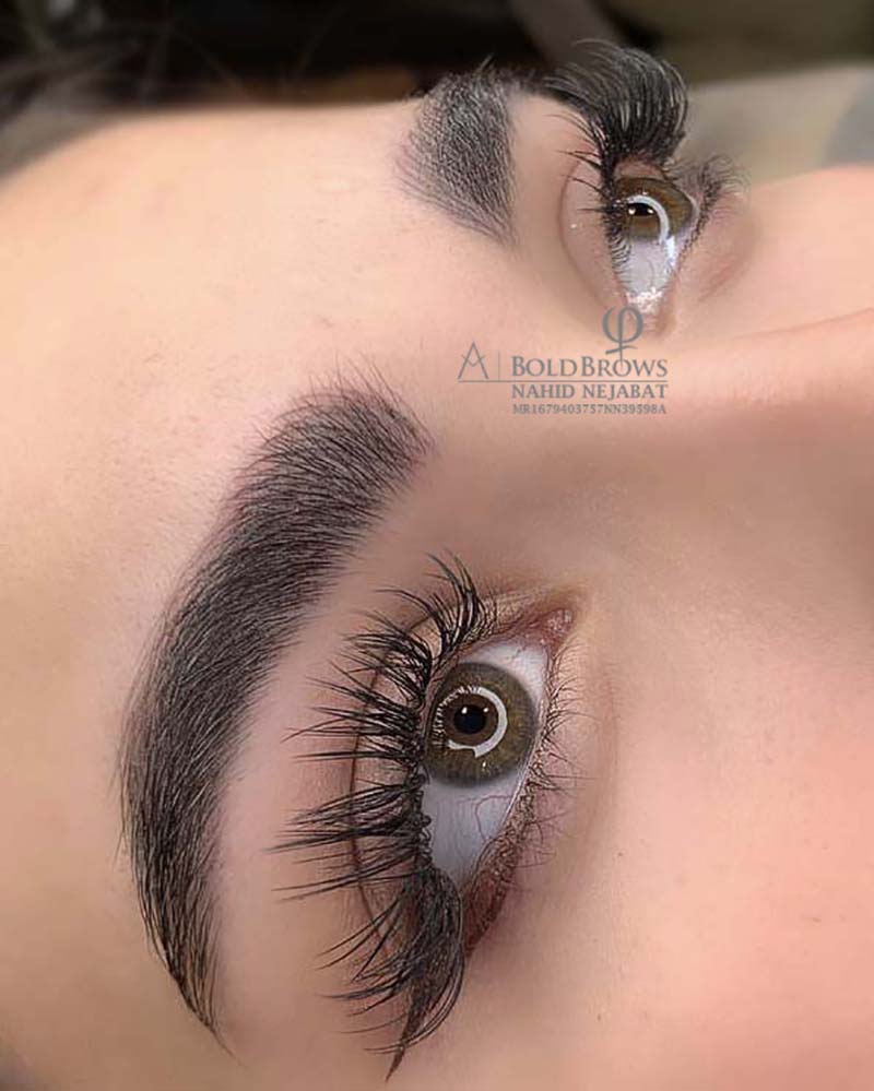 نمونه کار میکروبلیدینگ ابرو