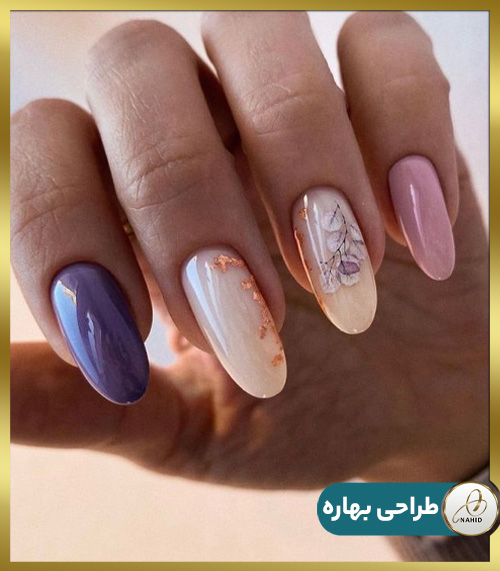 عکس ناخن بهاری