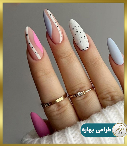 مدل ناخن بهاری